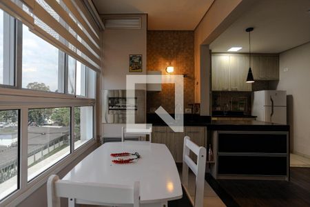 Varanda Gourmet de apartamento para alugar com 1 quarto, 43m² em Vila Oliveira, Mogi das Cruzes