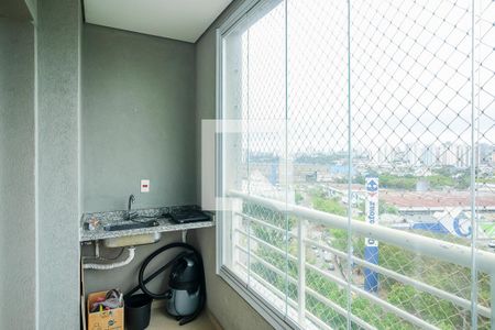 Varanda de kitnet/studio para alugar com 1 quarto, 44m² em Centro, São Caetano do Sul