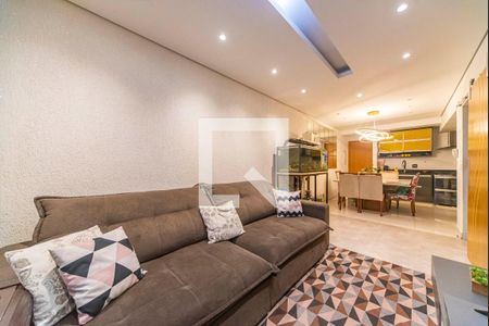 Sala de apartamento à venda com 2 quartos, 70m² em Vila Curuçá, Santo André