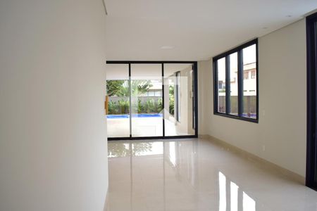 Sala de casa de condomínio para alugar com 5 quartos, 550m² em Bonfim Paulista, Ribeirão Preto