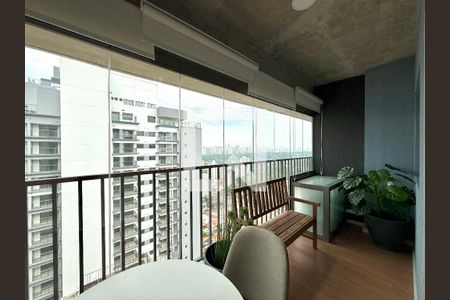 Sacada de apartamento para alugar com 2 quartos, 41m² em Santo Amaro, São Paulo