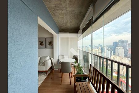Sacada de apartamento para alugar com 2 quartos, 41m² em Santo Amaro, São Paulo