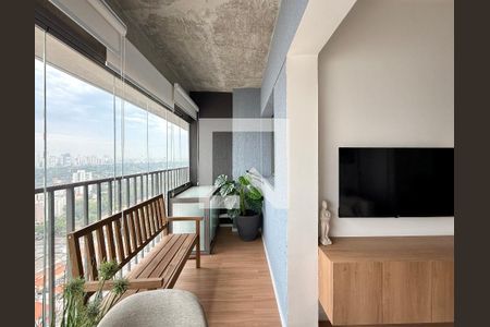 Sacada de apartamento para alugar com 2 quartos, 41m² em Santo Amaro, São Paulo