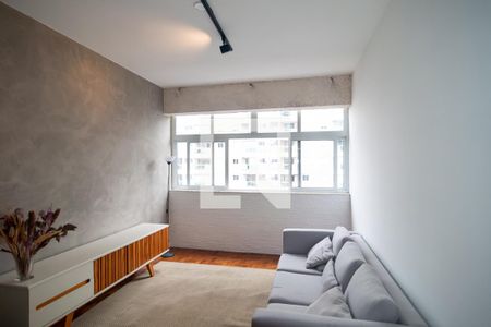 Sala de apartamento à venda com 1 quarto, 57m² em Consolação, São Paulo