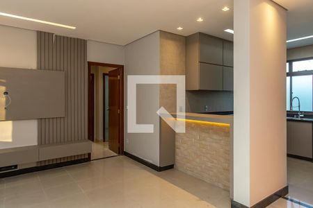 Sala de apartamento à venda com 3 quartos, 86m² em Dona Clara, Belo Horizonte