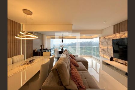 Sala de apartamento à venda com 2 quartos, 84m² em Jardim Caravelas, São Paulo