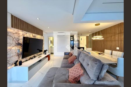 Sala de apartamento à venda com 2 quartos, 84m² em Jardim Caravelas, São Paulo