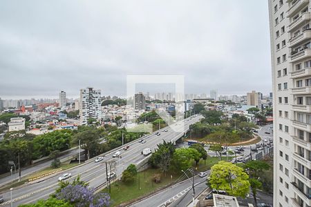 Vista da Sacada da Suíte de apartamento para alugar com 1 quarto, 40m² em Centro, São Bernardo do Campo