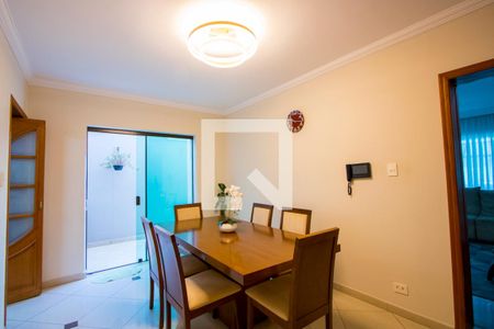 Sala de jantar de casa à venda com 2 quartos, 135m² em Vila Scarpelli, Santo André