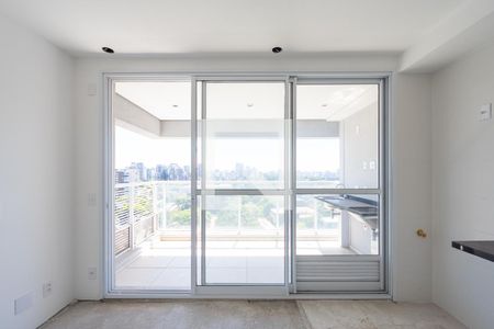 Sala de apartamento à venda com 1 quarto, 41m² em Indianópolis, São Paulo