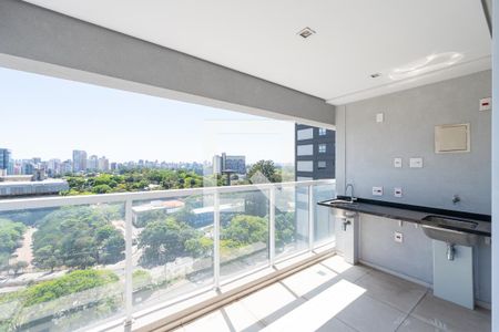 Varanda de apartamento à venda com 1 quarto, 41m² em Indianópolis, São Paulo