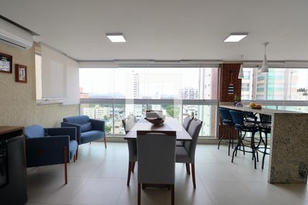 Varanda da Sala de apartamento para alugar com 3 quartos, 120m² em Balneário Guarujá, Guarujá