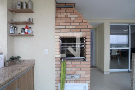 Varanda da Sala de apartamento para alugar com 3 quartos, 120m² em Balneário Guarujá, Guarujá
