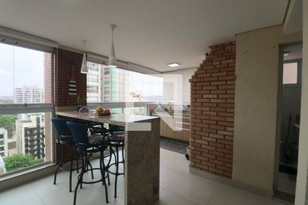 Varanda da Sala de apartamento para alugar com 3 quartos, 120m² em Balneário Guarujá, Guarujá