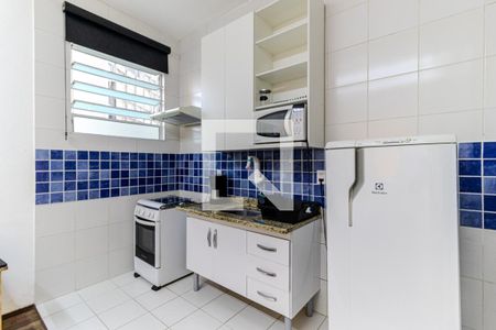 Cozinha de kitnet/studio para alugar com 1 quarto, 32m² em Santa Ifigênia, São Paulo