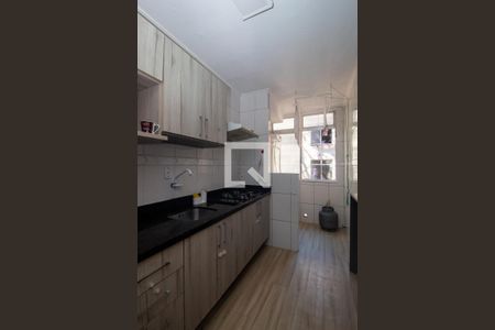 cozinha de apartamento à venda com 2 quartos, 48m² em Santa Tereza, Porto Alegre