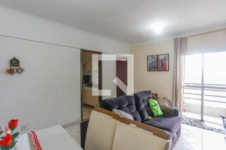 Sala  de apartamento à venda com 2 quartos, 60m² em Jardim Diadema, Diadema