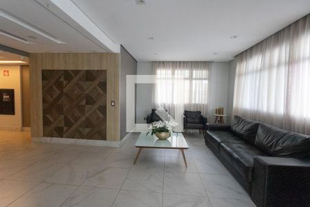 Hall social  de apartamento à venda com 2 quartos, 60m² em Jardim Diadema, Diadema