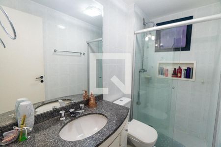 Banheiro da Suíte de apartamento à venda com 3 quartos, 97m² em Vila Mascote, São Paulo