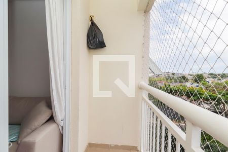 Varanda da Sala de apartamento para alugar com 2 quartos, 47m² em Jardim das Oliveiras, São Paulo