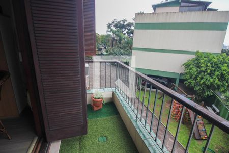 Sacada da sala de apartamento à venda com 2 quartos, 80m² em Santa Tereza, Porto Alegre