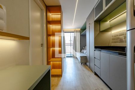Studio de kitnet/studio para alugar com 1 quarto, 25m² em Jardim das Acacias, São Paulo