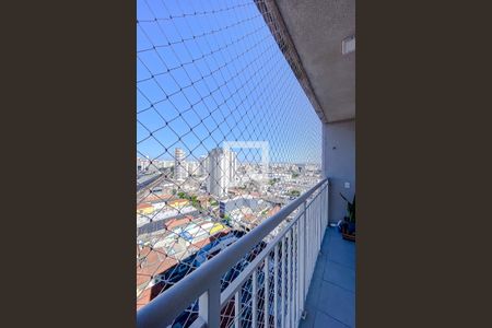 Varanda da Sala de apartamento à venda com 1 quarto, 28m² em Belenzinho, São Paulo