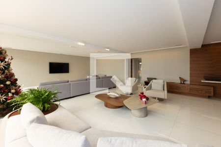 Sala de Estar de apartamento à venda com 4 quartos, 260m² em Vila da Serra, Nova Lima