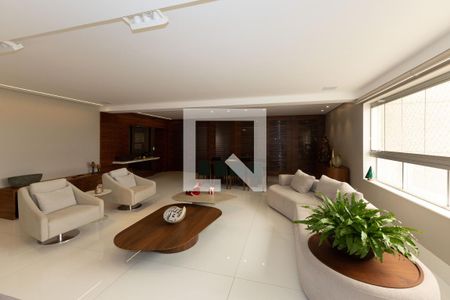 Sala de Estar de apartamento à venda com 4 quartos, 260m² em Vila da Serra, Nova Lima