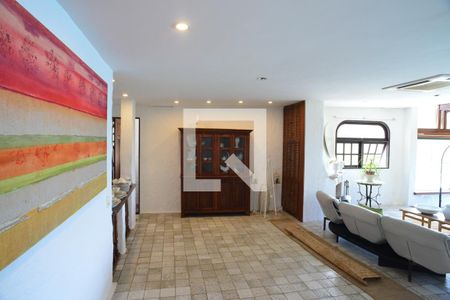 Sala de casa de condomínio à venda com 4 quartos, 461m² em Joá, Rio de Janeiro