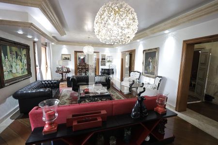 Sala de apartamento à venda com 5 quartos, 440m² em Vila Bastos, Santo André