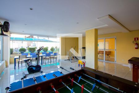 Área comum - Espaço de jogos de apartamento para alugar com 2 quartos, 86m² em Vila Humaita, Santo André