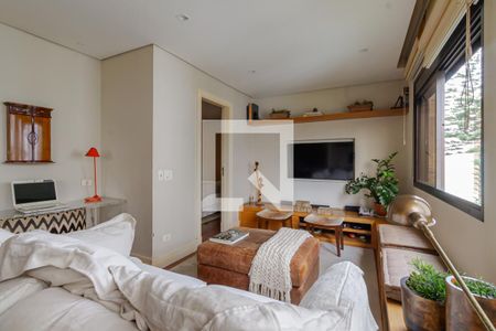 Sala de apartamento à venda com 1 quarto, 60m² em Vila Nova Conceição, São Paulo