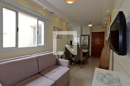 Sala de apartamento à venda com 2 quartos, 49m² em Utinga, Santo André