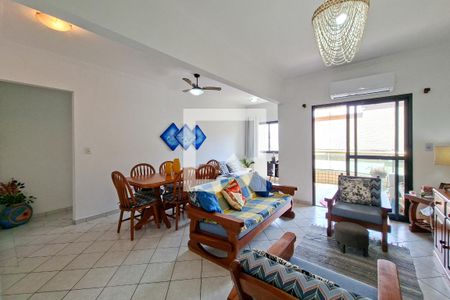 Sala de apartamento para alugar com 3 quartos, 110m² em Aviação, Praia Grande