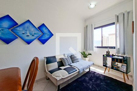 Sala de apartamento para alugar com 3 quartos, 110m² em Aviação, Praia Grande