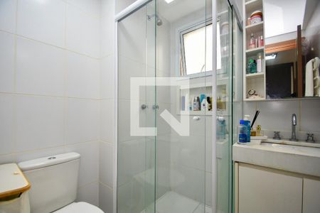 banheiro de kitnet/studio para alugar com 1 quarto, 31m² em Sumaré, São Paulo