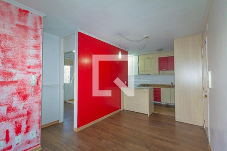 Sala/Cozinha de apartamento para alugar com 2 quartos, 42m² em Fátima, Canoas
