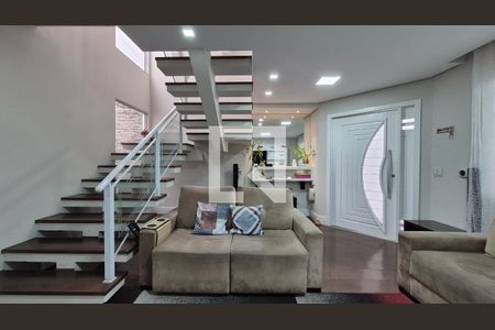 Sala de casa à venda com 3 quartos, 214m² em Vila Homero Thon, Santo André