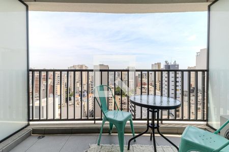 Varanda de apartamento à venda com 1 quarto, 22m² em Santa Ifigênia, São Paulo