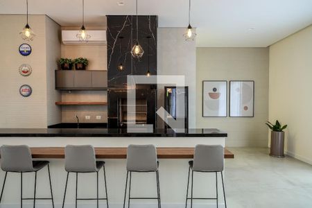 Área comum - Salão de festas de casa de condomínio à venda com 3 quartos, 160m² em Santa Cândida, Curitiba