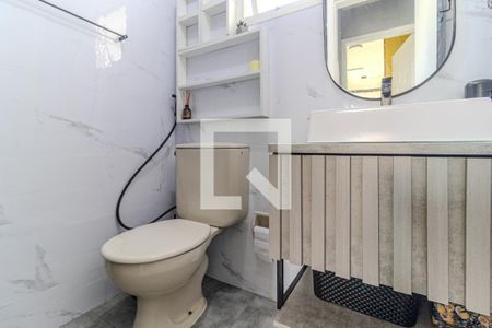 Banheiro de kitnet/studio à venda com 1 quarto, 30m² em Vila Buarque, São Paulo
