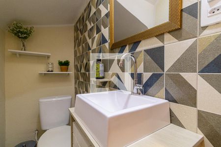 Lavabo de casa de condomínio à venda com 2 quartos, 123m² em Burgo Paulista, São Paulo