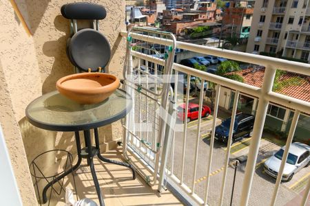 Varanda da Sala de apartamento para alugar com 2 quartos, 48m² em Engenho de Dentro, Rio de Janeiro