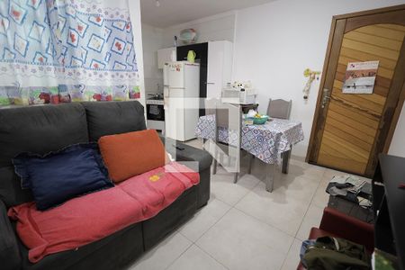Sala de apartamento à venda com 2 quartos, 52m² em Jardim Ana Maria, Santo André