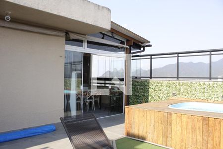 Terraço de apartamento à venda com 3 quartos, 150m² em Taquara, Rio de Janeiro