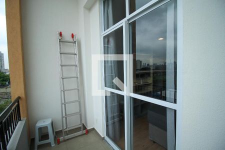 Varanda de kitnet/studio para alugar com 1 quarto, 24m² em Belenzinho, São Paulo