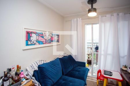 Sala de apartamento à venda com 2 quartos, 52m² em Jardim Recanto, Diadema