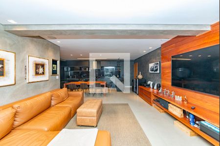 Sala/Cozinha de apartamento à venda com 1 quarto, 86m² em Vila da Serra, Nova Lima