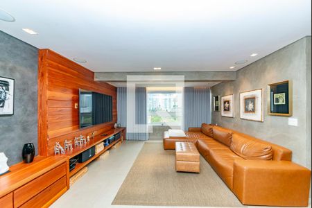 Sala/Cozinha de apartamento à venda com 1 quarto, 86m² em Vila da Serra, Nova Lima